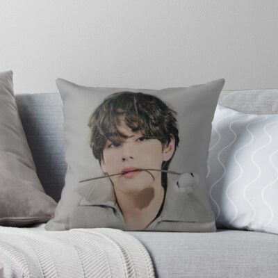 Kim Taehyung Throw Pillow
