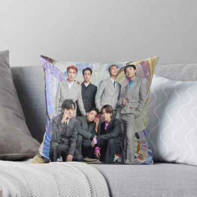 Around Bts Throw Pillow