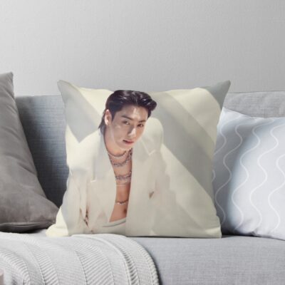 Jungkook 3d Golden Bts Throw Pillow