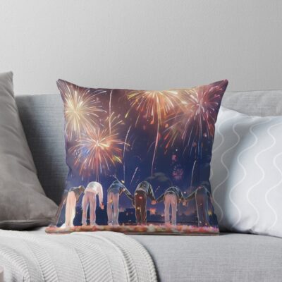 Bts Ot7 Concert Throw Pillow